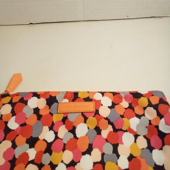 Vera Bardley Large Cosmetic Bag Pixie Confetti Make Up No Strap - Picture 3 of 10